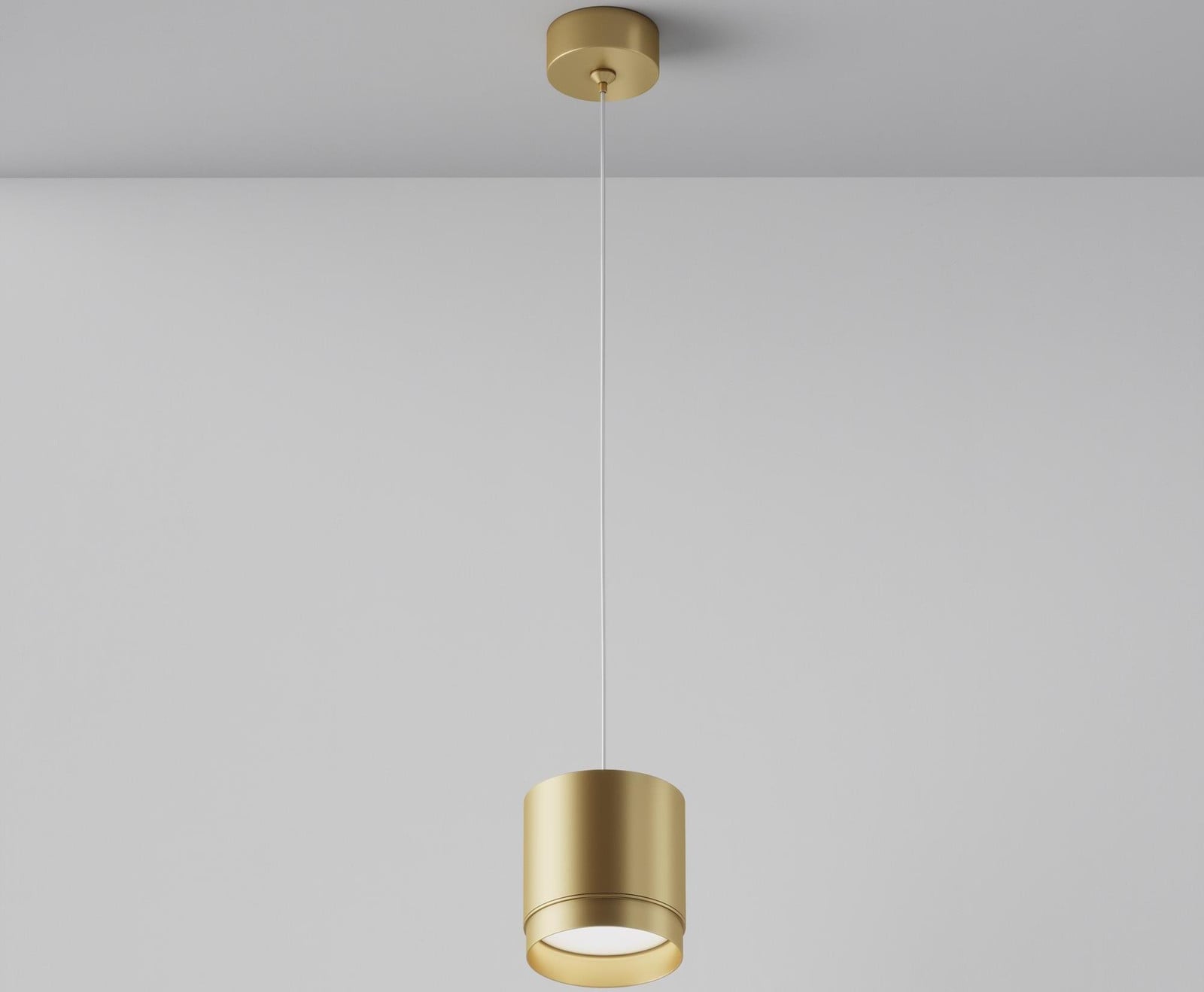 Maytoni Pendelarmatuur Polar, Goud, Diameter: 8,2 cm, E27, LED, Max. 15W, Hanglamp