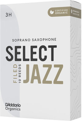 DAddario Woodwinds Organic Sel. Jazz Filed SOP 3H