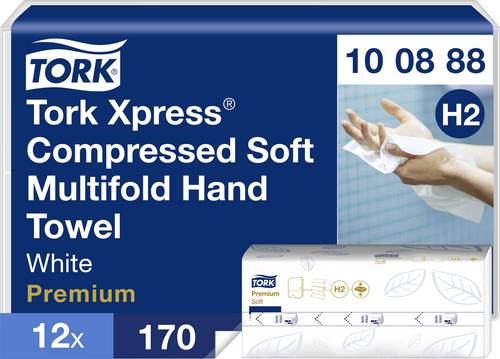 TORK 100888 Xpress Multifold Papierhandtücher Weiß 12St.