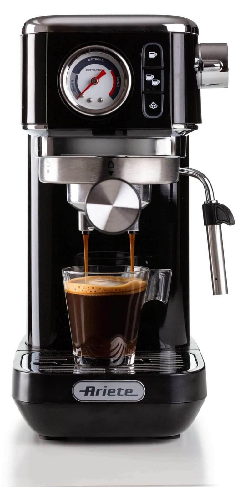 Ariete Slim Moderna espressomachine, zwart