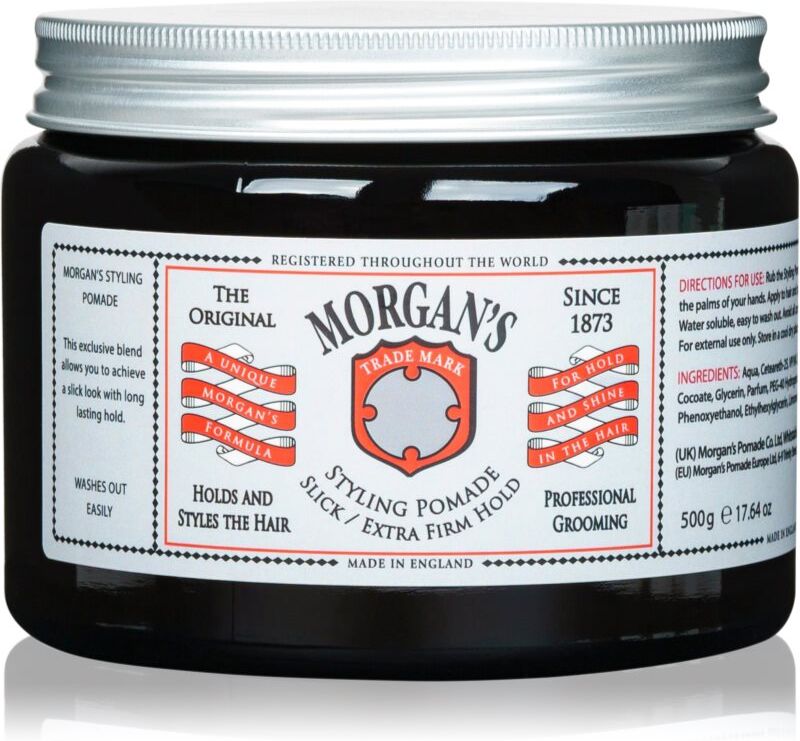 Morgan's Styling Pomade Slick and Extra Firm Hold pommade cheveux fixation extra forte 500 ml