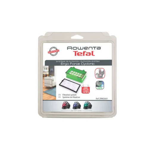 Filtro Hepa + Filtro Aspirador ROWENTA Ergo Force Cyclonic