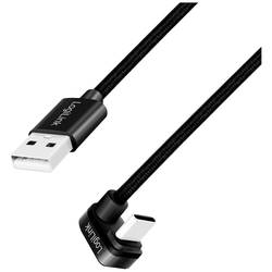 LogiLink USB-Kabel USB 2.0 USB-C® Stecker, USB-A Stecker 1.00 m Schwarz CU0192