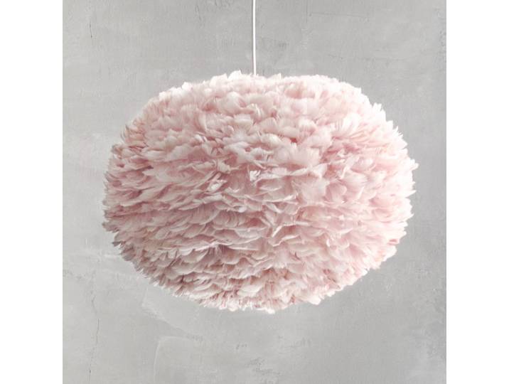 Eos large Hängeleuchte Federn hellrosa - UMAGE - Wohnzimmer - Modern - Einflammig