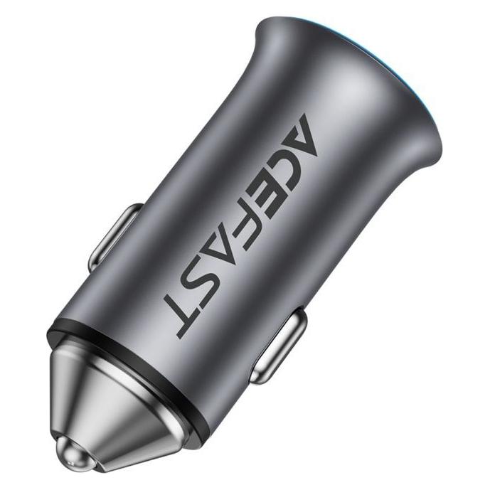 Acefast B16 95W USB-A + USB-C Kfz-Ladegerät - Grau (6974316284970)