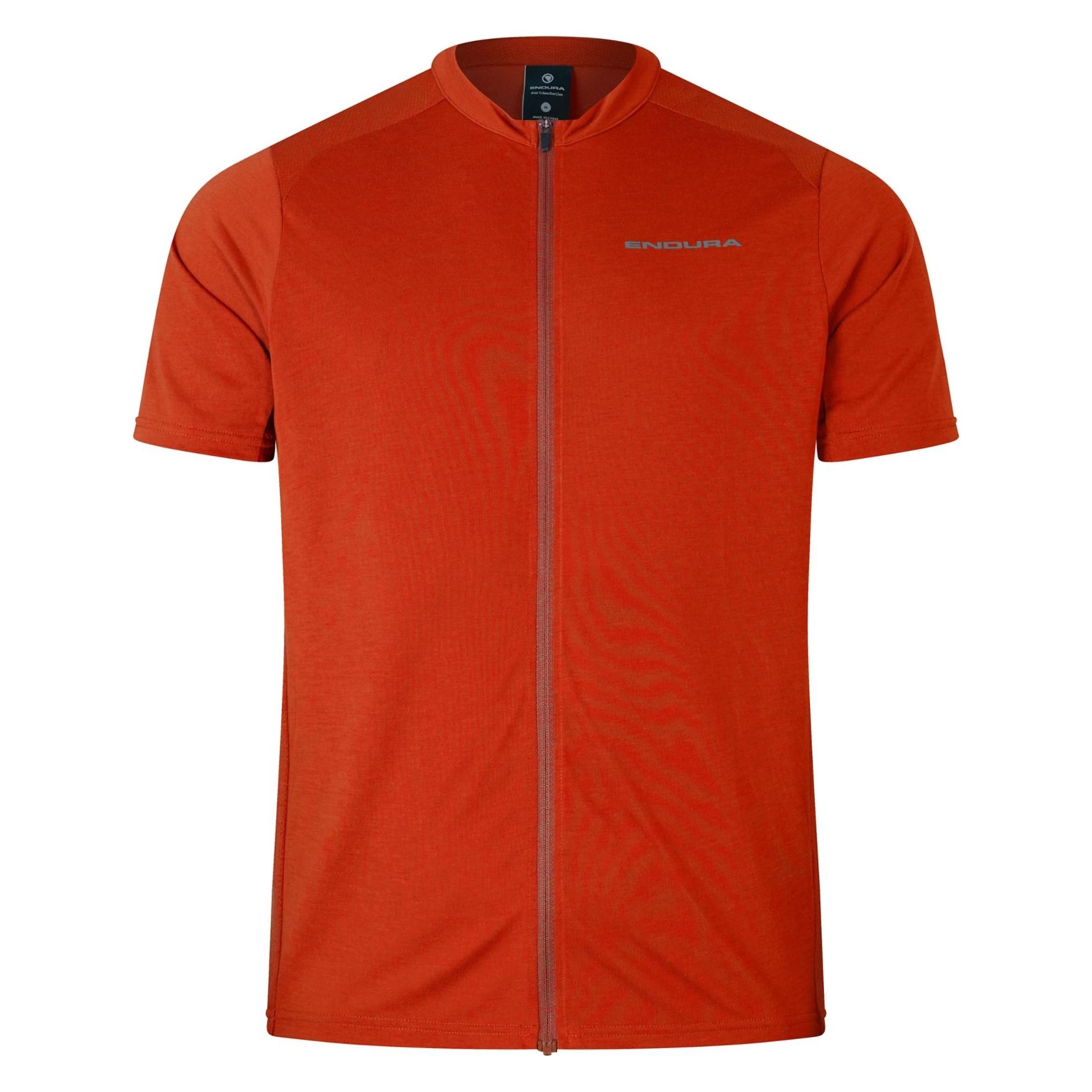 Endura Loop S/S Zipped Jersey Frd (S) (R-E5202FRD)