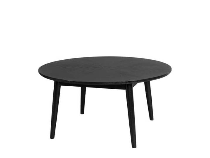Housecraft Living Housecraft Living Fabio Salontafel Rond Hout 80x80 cm Zwart Fabio Salontafel Rond Hout 80x80 cm Zwart