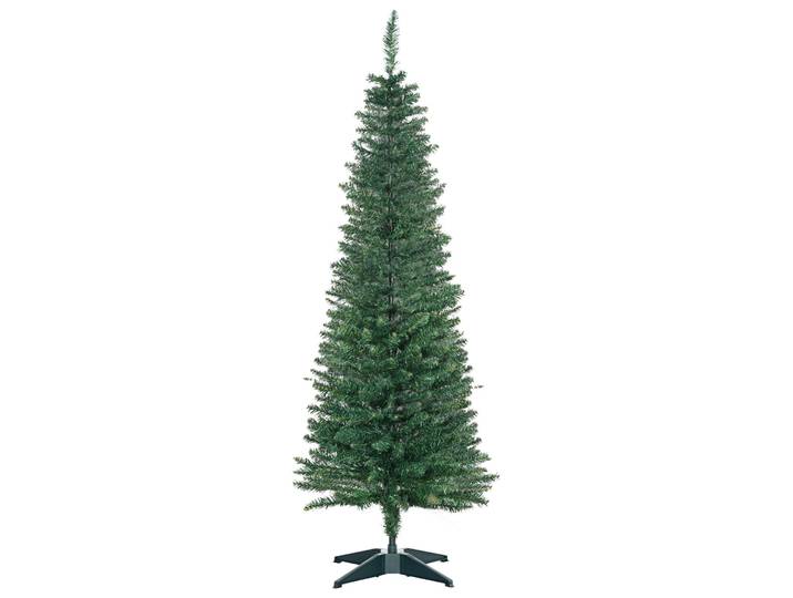 Künstlicher Weihnachtsbaum 150 cm Grün 294 Spitzen für Drinnen HOMCOM