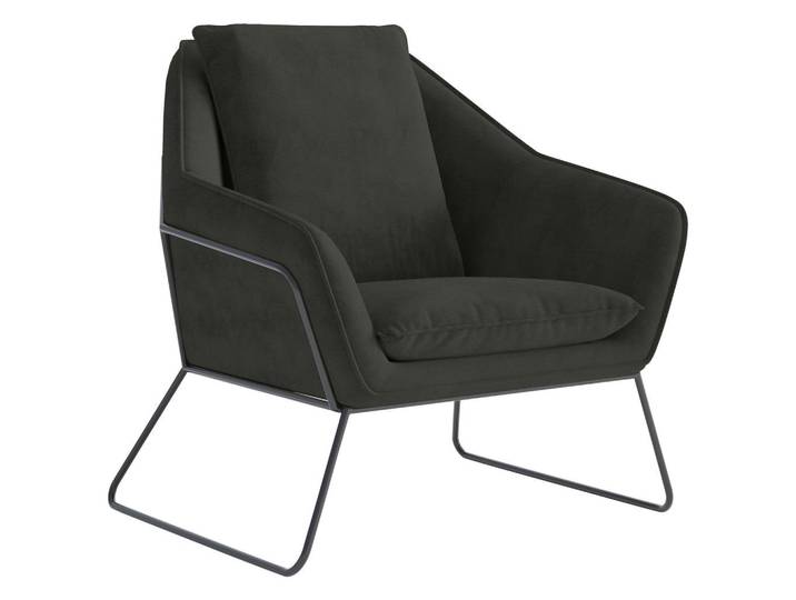 Livetastic Sessel, Dunkelbraun, Metall, 78x85x85 cm, Wohnzimmer, Sessel, Sessel