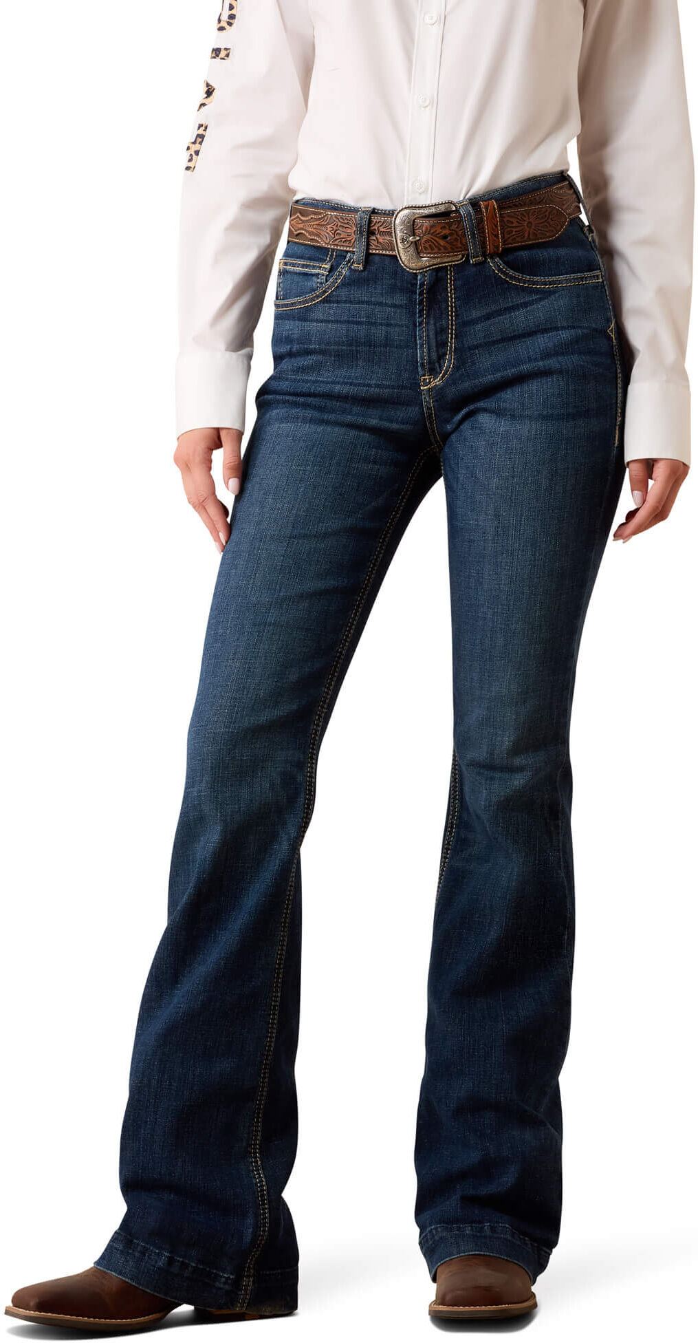 Women's Slim Trouser Ella Wide Leg in Rascal, Size: 29 Regular by Ariat