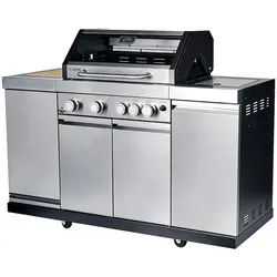 El Fuego® Grillküche "Augusta" 4+1 mit Eisbox