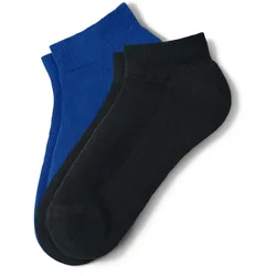 Tchibo - 2 Paar Funktions-Sportsocken - Unisex - Gr. 35-38 - schwarz