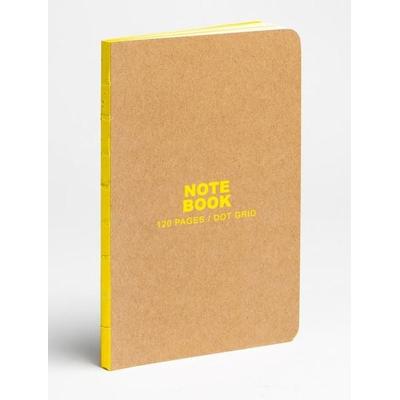 Kraft and Yellow Small Bullet Journal
