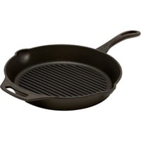 Grill-Feuerpfanne gp30, mit Pfannenstiel schwarz, 1 Henkel, Ø 30cm