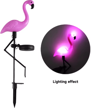 Inspire Picks Solar Flamingo Garden Light Waterproof LED Stake Pathway Decor a 1pcs