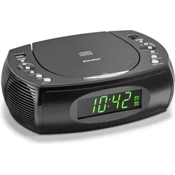 Karcher UR 1308 UKW CD-Radio Akku-Ladefunktion Schwarz (Bluetooth), Radio, Schwarz
