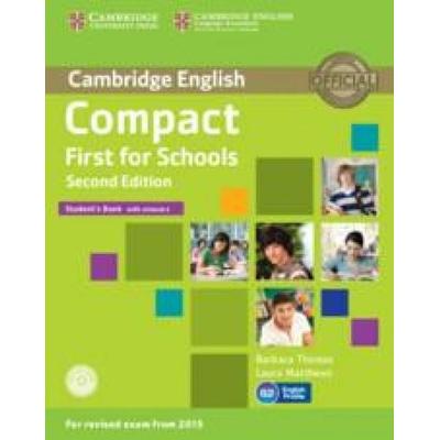 Compact First for Schools Student's Book with Answers with CD-ROM, Taschenbuch von Barbara Thomas,Laura Matthews, Cambridge University Press,