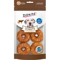 DOKAS 1 x 160g Donuts Hühnerbrust Hundesnack
