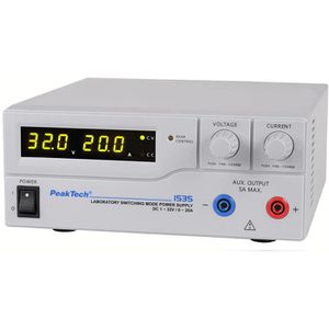 PeakTech Labornetzteil P 1535, mit LC-Display, 1 Kanal, Schaltnetzteil, 640 W, 20 A, 32 V