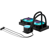 Radius 240 RGB Black, Wasserkühlung schwarz