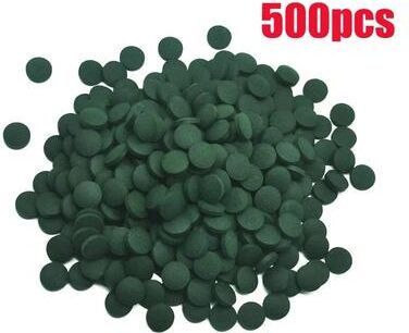 Useful Little Things High Purity Spirulina Tablets Aquarium Pet Food 500 Pcs