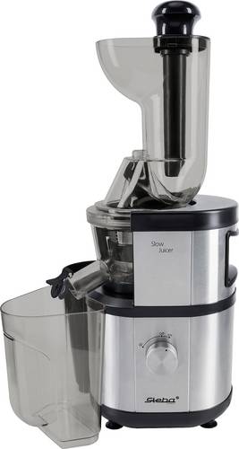 Steba Zitruspresse E 400 400 W mit Standfuß Edelstahl, Schwarz