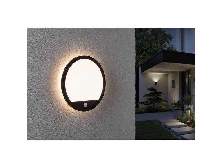 LED-Deckenleuchte Lamina III Ø 28cm Schwarz