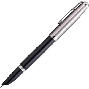 Parker Füller 51 Black CT, Feder F, Edelharzgehäuse schwarz, palladiumplattiert