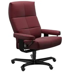 Stressless Bürostuhl David Office Leder Rot Batick Bordeaux M (Medium)