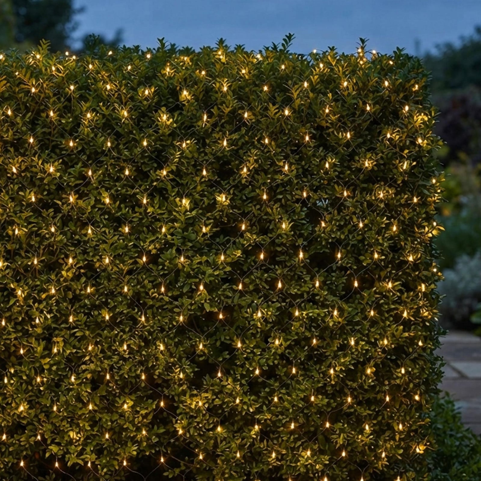 Spetebo LED-lichtgordijn Warm Wit voor Buiten, 300 x 150 cm met 320 LED's