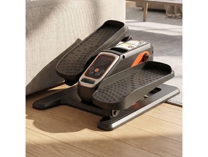 SPORTNOW Mini Elliptique Électrique 12 Vitesses Télécommande Noir