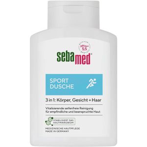 sebamed Duschgel Sport Dusche 3in1, unisex, pH-hautneutral, Flasche, 200 ml