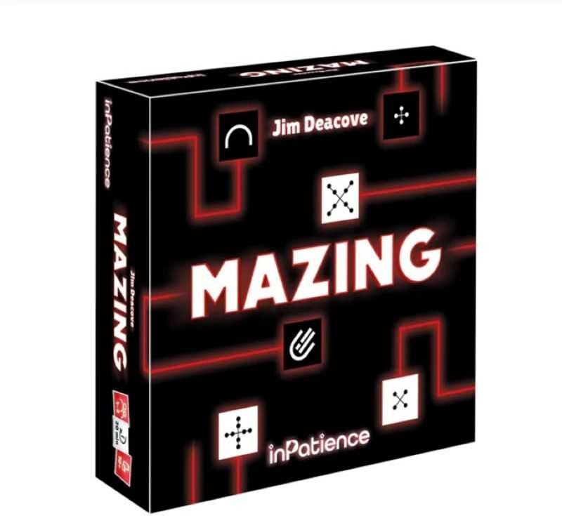 Mazing - Compact Cooperative Board Game for 1-2 Players, Ages 8+, by inPatience