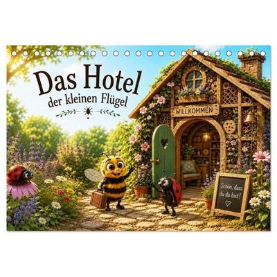Das Hotel der kleinen Flügel (Tischkalender 2027 DIN A5 quer), CALVENDO Monatskalender