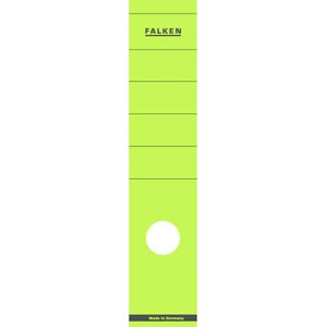 Falken Rückenschilder 11286903, grün, 60 x 290mm, selbstklebend, 10 Stück