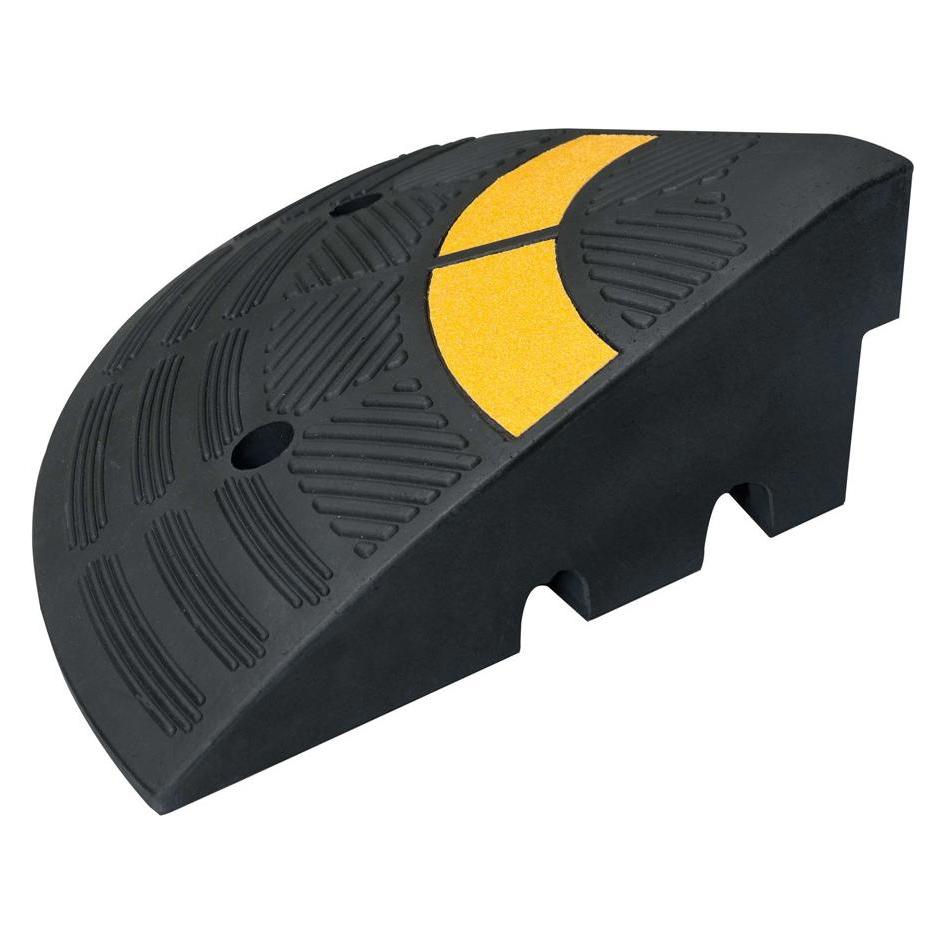 Moravia MORION Bordstein-Rampe Gummi Abschlusselement, 360x360x100 mm (Kabelbrücke, 36 cm) (279.28.383)