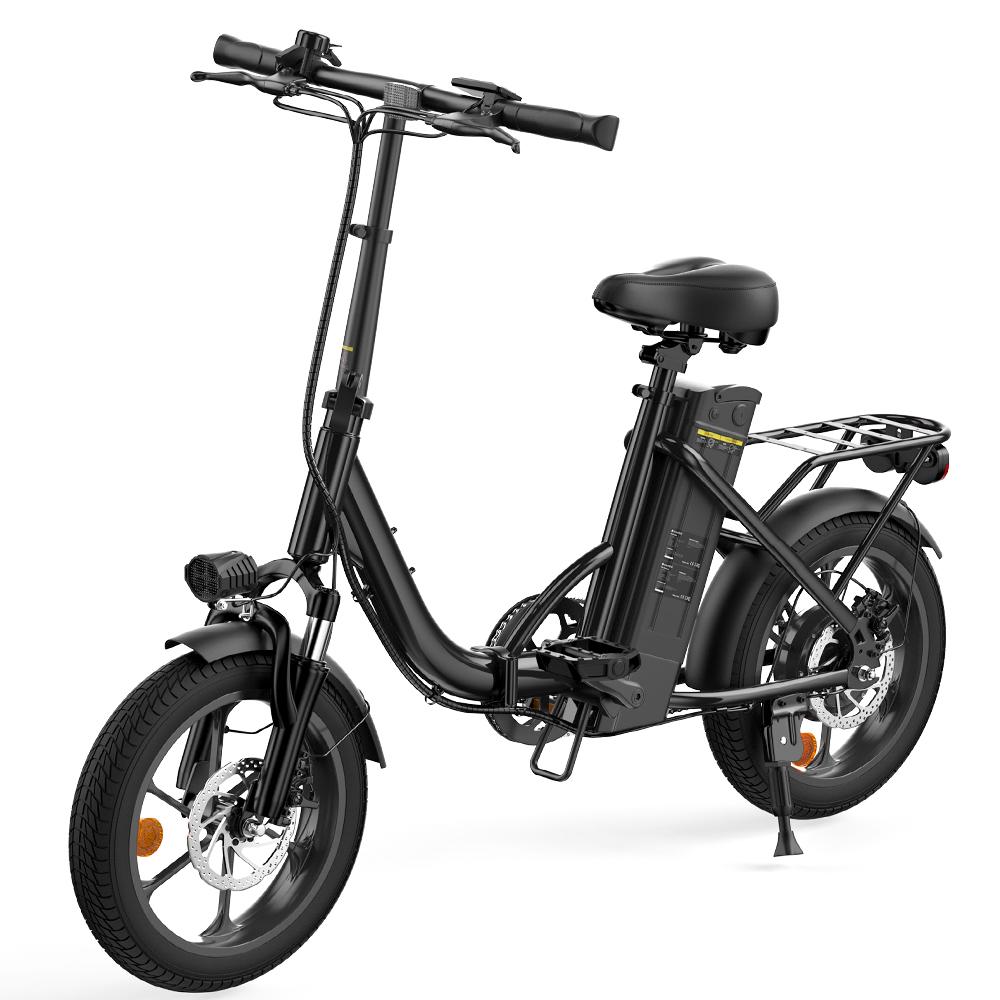 iScooter U4 klappbares Elektrofahrrad für Erwachsene, 250W Motor, Akku 36V 10,4Ah, 16-Zoll-Reifen, Stadt-Elektrofahrrad