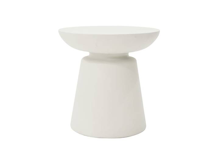 Table d'appoint kylix grande en béton 50,8x50,8x50,8