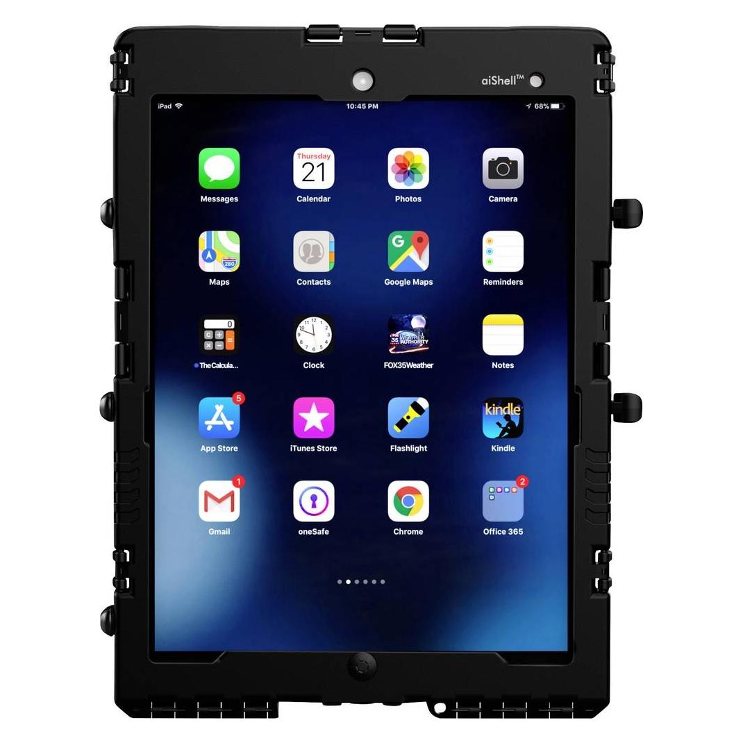 AG aiShell 10 iPad Schutzgehäuse wasserfest, schwarz (Apple iPad Pro 10.5 2017) (298000)