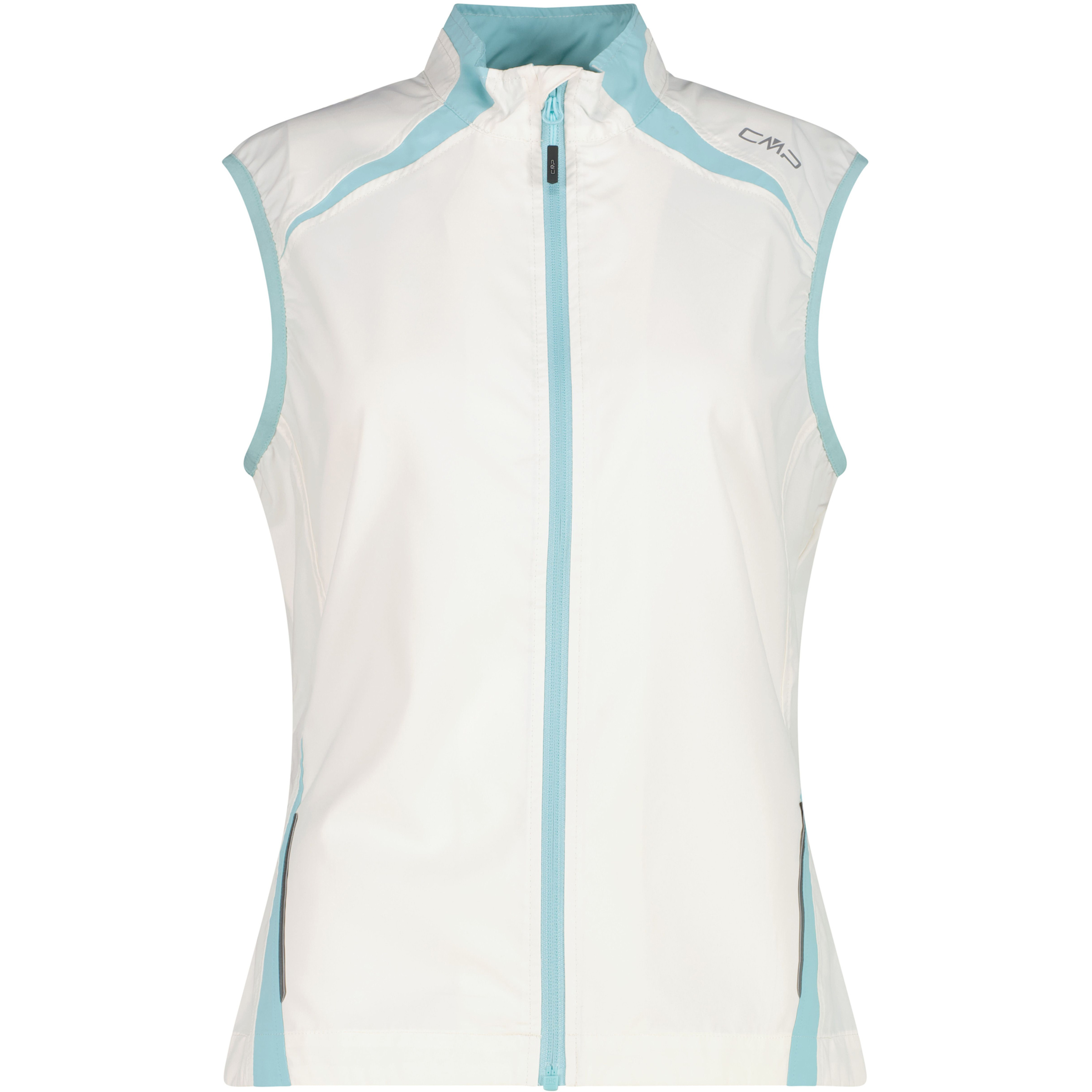 CMP Windproof Weste Damen Windwesten beige Größe XXS Trekking Winddicht