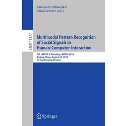 Multimodal Pattern Recognition of Social Signals in Human-Computer-Interaction, Fachbücher von Stefan Scherer, Friedhelm Schwenker