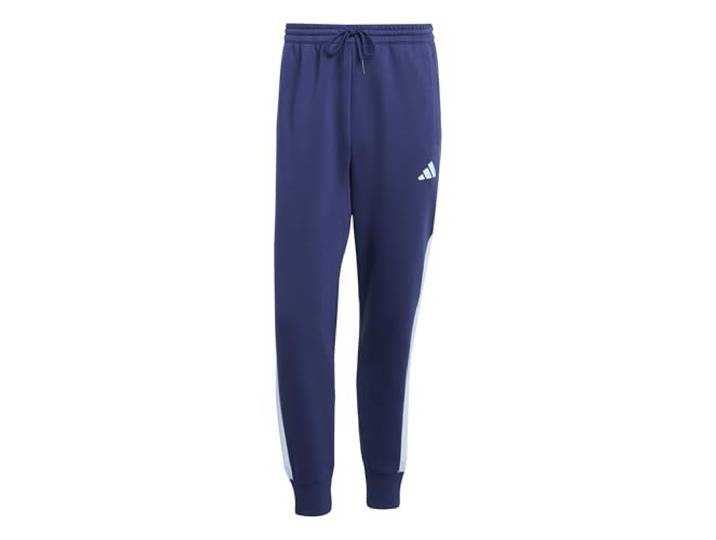 adidas Herren Seasonal Essentials Colorblock Pants, Dark Blue, XL