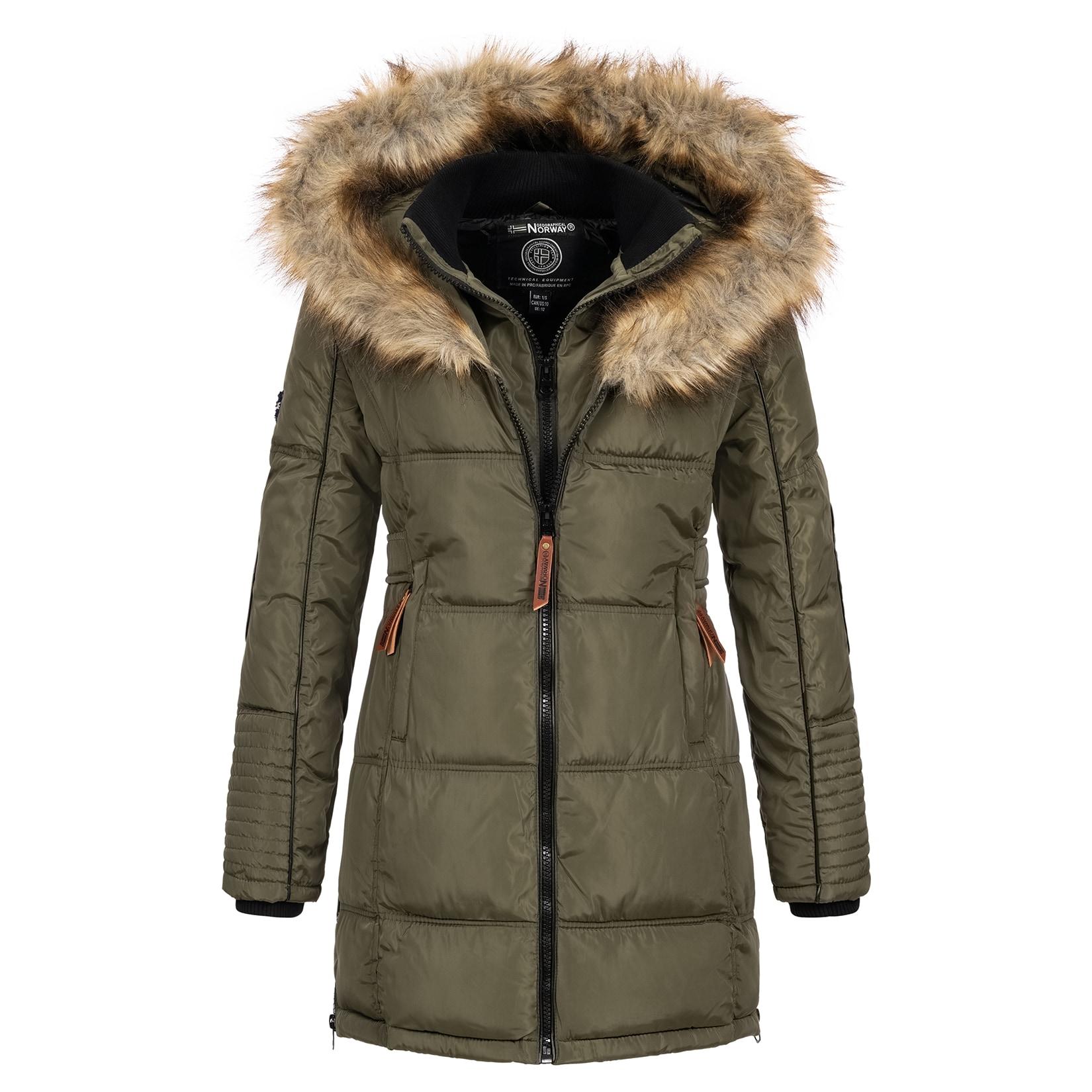 Geographical Norway Winterjacke mit Kapuze Regular Fit