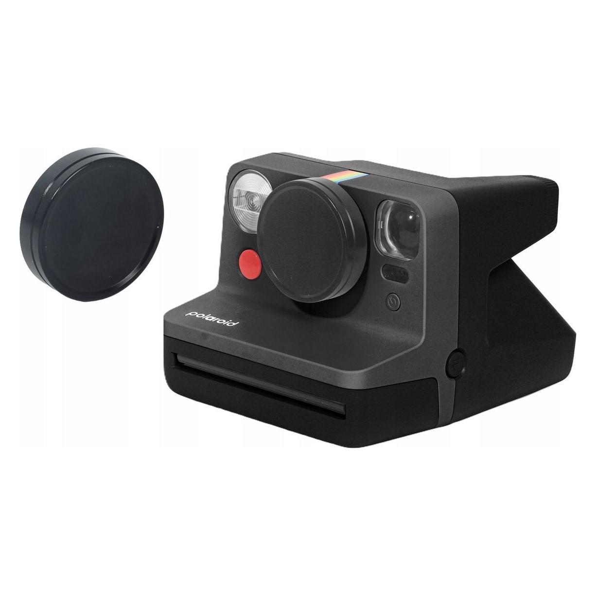 Loveinstant Dekielek Ochronny Dekiel Osłona Aluminium Na Obiektyw Do Polaroid Now Now+ / Czarny (LOVEINSTANT)