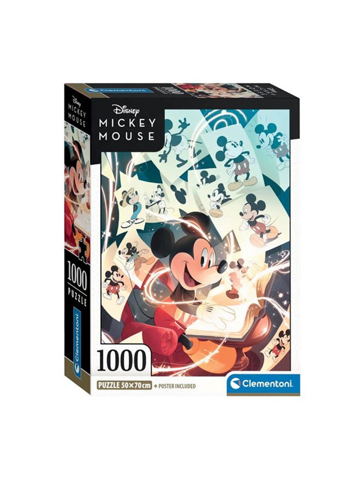 Clementoni Puzzle HQC D100 - Mickey Mouse, 1000-teilig 2D Puzzles