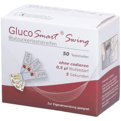 Glucosmart Swing Blutzucker Teststreifen 50 St