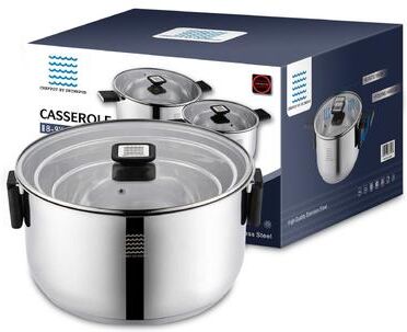 DRINKPOD ChefPot 3-in-1 Stackable Stainless Steel Pots