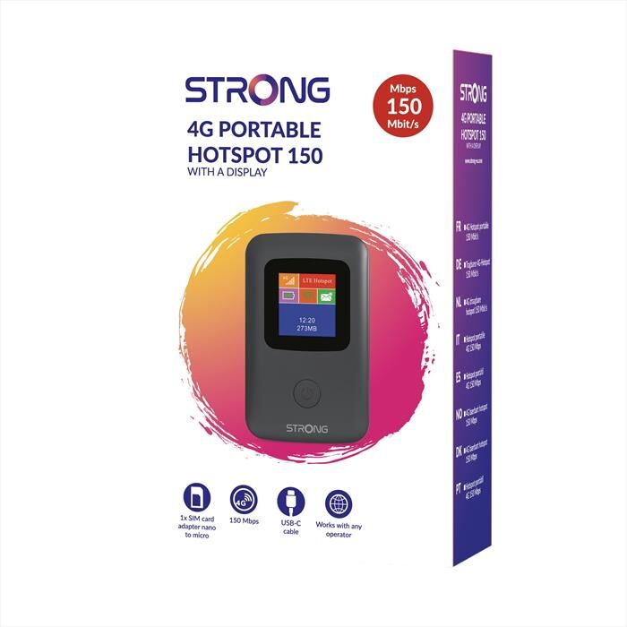STRONG Router 4gmifi150cd-grigio