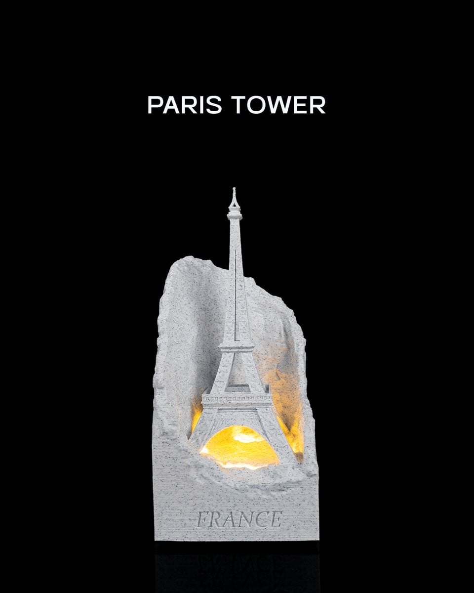 Paris Tower Architectuur Decoratiemodel Landmark Interieurdecoratie
