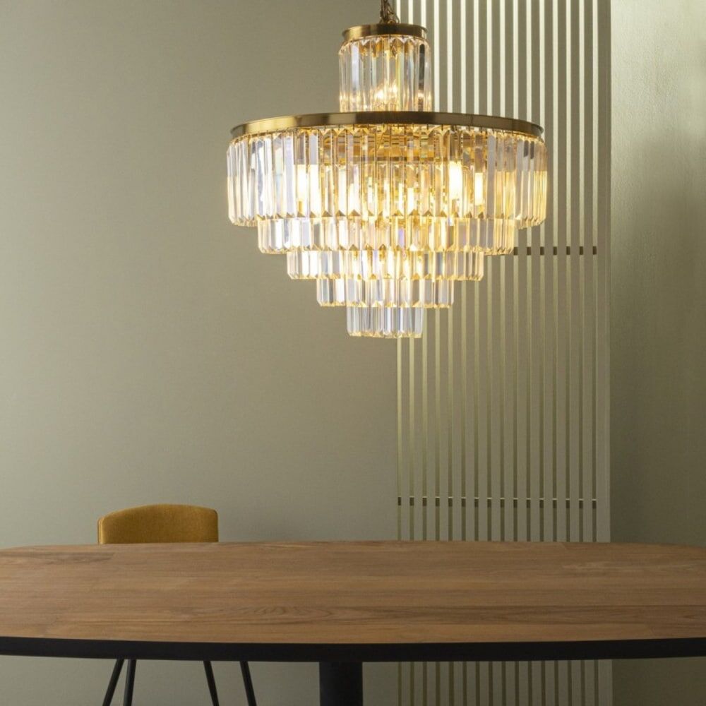 Signature Lustre en métal doré Doré 82x82x82cm